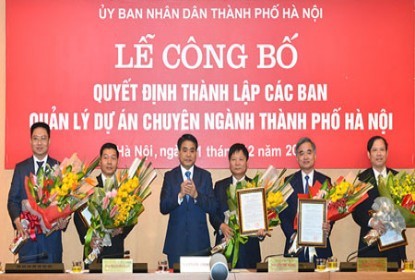 Hà Nội: 5 Ban quản lý có gần 1.000 cán bộ - ảnh 1