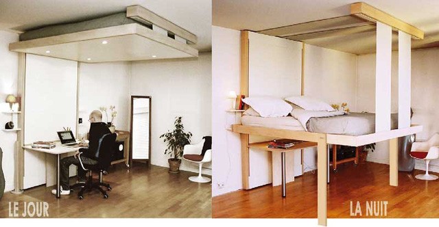 Độc đáo với chiếc giường thông minh “biến mất” sau khi ngủ dậy - ảnh 6