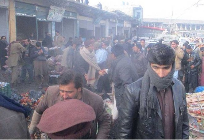 Nổ lớn ở chợ Pakistan, 18 người thiệt mạng - ảnh 1
