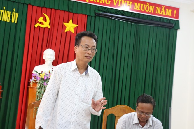 Bình Thuận thông tin vụ người quá khích đập phá công sở - ảnh 1
