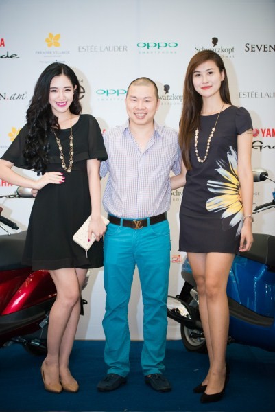 Hải Anh cười tít mắt bên vợ con và dàn hotgirl - ảnh 10