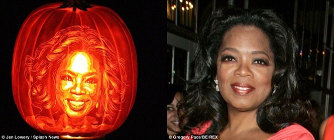 Hình ảnh ngôi sao thế giới trên đèn lồng bí ngô Halloween - ảnh 7