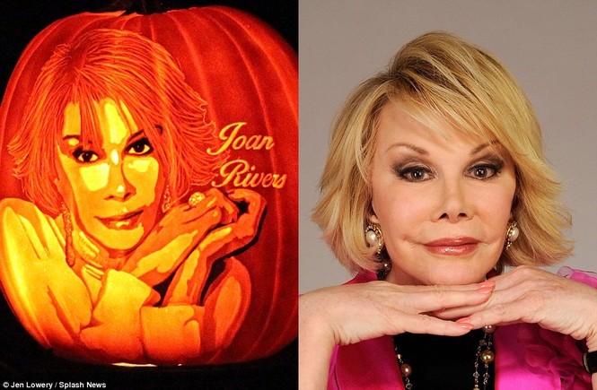 Hình ảnh ngôi sao thế giới trên đèn lồng bí ngô Halloween - ảnh 6