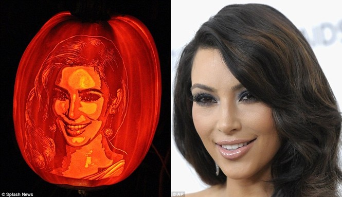 Hình ảnh ngôi sao thế giới trên đèn lồng bí ngô Halloween - ảnh 2