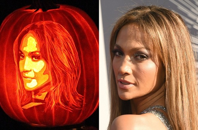 Hình ảnh ngôi sao thế giới trên đèn lồng bí ngô Halloween - ảnh 1