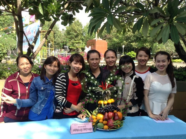 Rộn ràng hội thi cắm hoa, bày mâm ngũ quả tại Bà Rịa - ảnh 6
