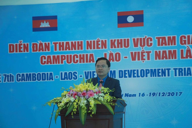 Khai mạc Diễn đàn Thanh niên Khu vực tam giác phát triển CLV lần thứ VII - ảnh 1
