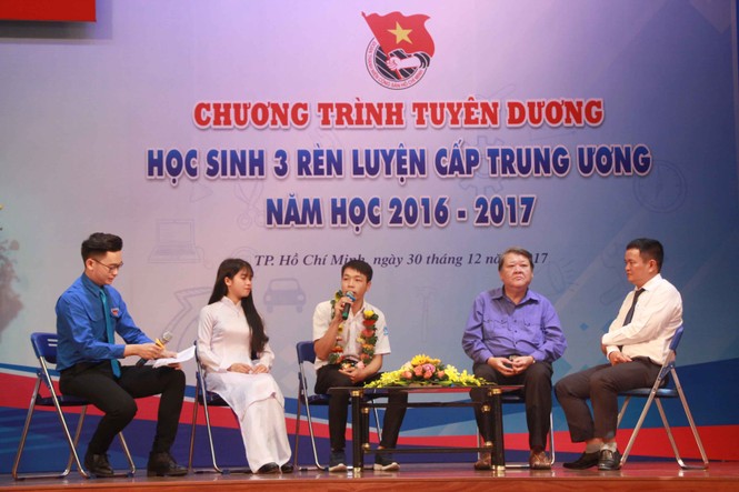 Tuyên dương 8 học sinh 'Ba rèn luyện' cấp Trung ương - ảnh 4
