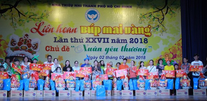 Hơn 500 em nhỏ chung vui trong Liên hoan 'Búp mai vàng' 2018 - ảnh 2
