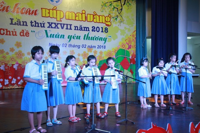 Hơn 500 em nhỏ chung vui trong Liên hoan 'Búp mai vàng' 2018 - ảnh 4
