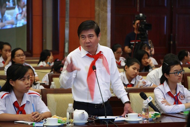 Lãnh đạo TPHCM 'đặt hàng' học sinh - ảnh 4
