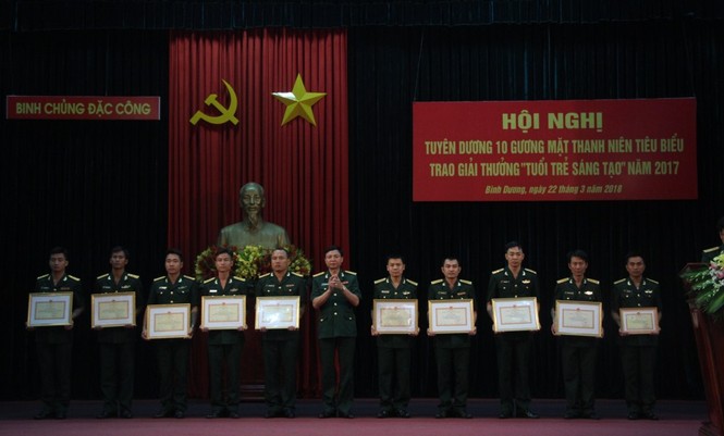 Tuyên dương 10 thanh niên tiêu biểu Binh chủng Đặc công - ảnh 1