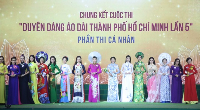3 thế hệ cùng trình diễn tại chung kết 'Duyên dáng áo dài TPHCM' - ảnh 18