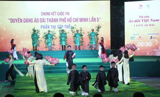 3 thế hệ cùng trình diễn tại chung kết 'Duyên dáng áo dài TPHCM' - ảnh 25