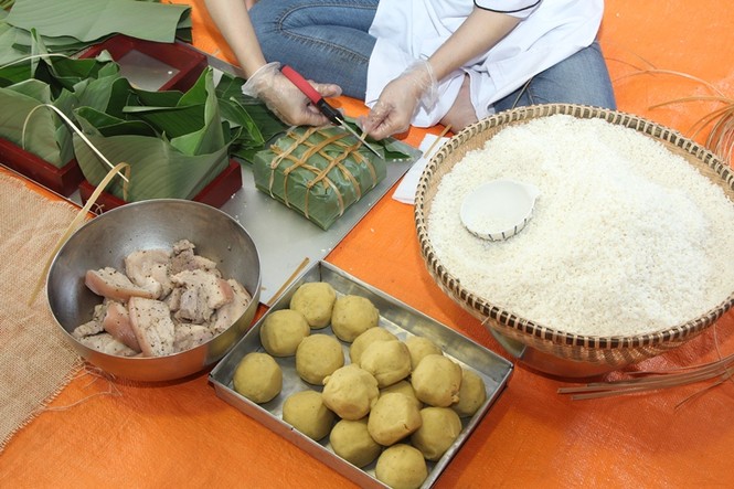gói, nấu bánh chưng, sự tích bánh chưng bánh dày, Vua Hùng - ảnh 4