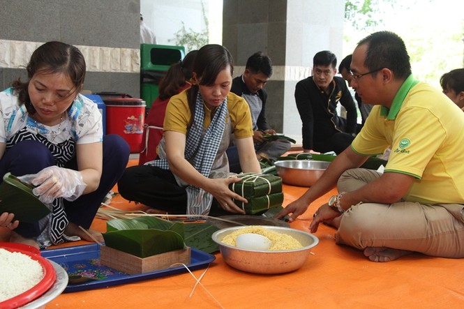 gói, nấu bánh chưng, sự tích bánh chưng bánh dày, Vua Hùng - ảnh 2