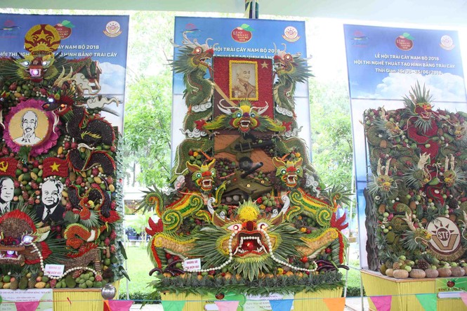'Đã mắt' chiêm ngưỡng tuyệt tác tạo hình trái cây Nam bộ - ảnh 1