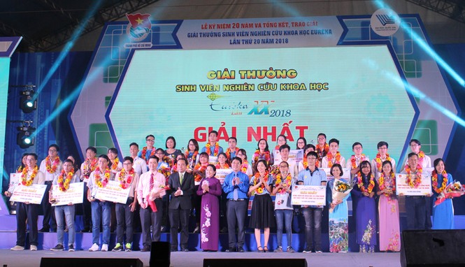 Kỷ niệm 20 năm Giải thưởng Sinh viên Nghiên cứu khoa học Euréka - ảnh 2