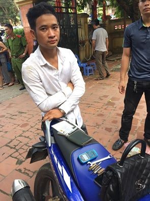 Trộm Exciter, giật túi xách ở Phú Thọ bị 141 Hà Nội bắt gọn - ảnh 1