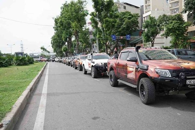 Hàng trăm xe bán tải diễu hành “Không rượu bia khi lái xe“ - ảnh 6