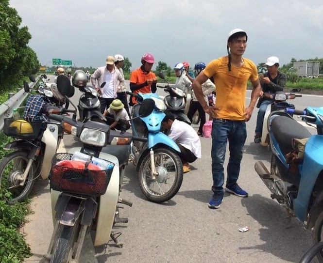 Xác định 'thủ phạm' rải đinh trên cao tốc Hà Nội - Bắc Giang - ảnh 1