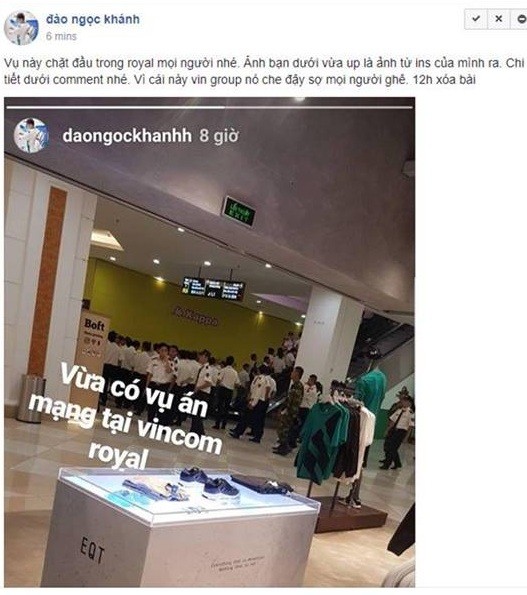 Lời khai của kẻ tung tin án mạng ở Royal City - ảnh 2