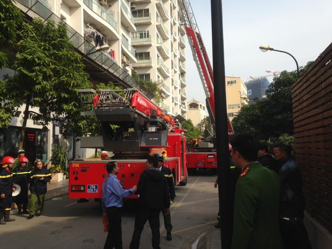 Cháy chung cư cao cấp 25 tầng ở Hà Nội - ảnh 6