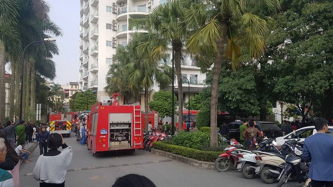 Cháy chung cư cao cấp 25 tầng ở Hà Nội - ảnh 8