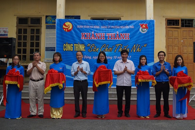 Khánh thành công trình 'Sân chơi thiếu nhi' - ảnh 1