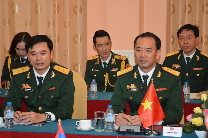 Tọa đàm sĩ quan trẻ Việt Nam - Lào - ảnh 1