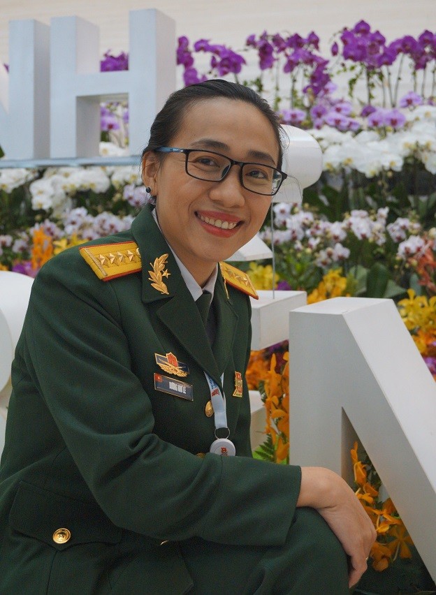'Bóng hồng' áo lính tại Đại hội Đoàn toàn quốc XI - ảnh 8