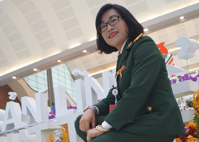 'Bóng hồng' áo lính tại Đại hội Đoàn toàn quốc XI - ảnh 6