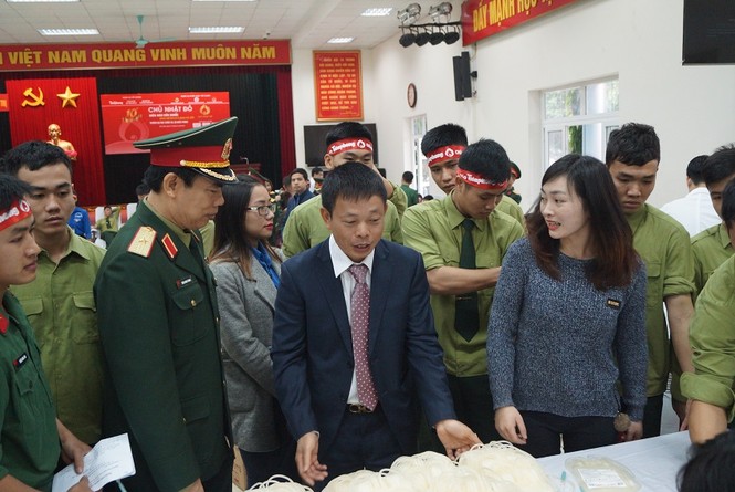 Rộn ràng Chủ nhật Đỏ ở Trường Đoàn trong Quân đội - ảnh 10