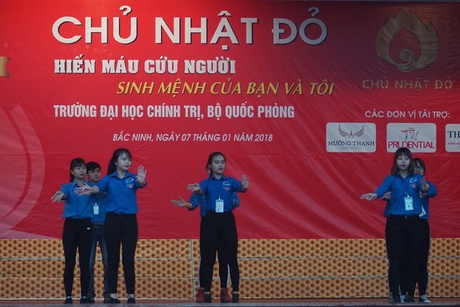 Rộn ràng Chủ nhật Đỏ ở Trường Đoàn trong Quân đội - ảnh 13