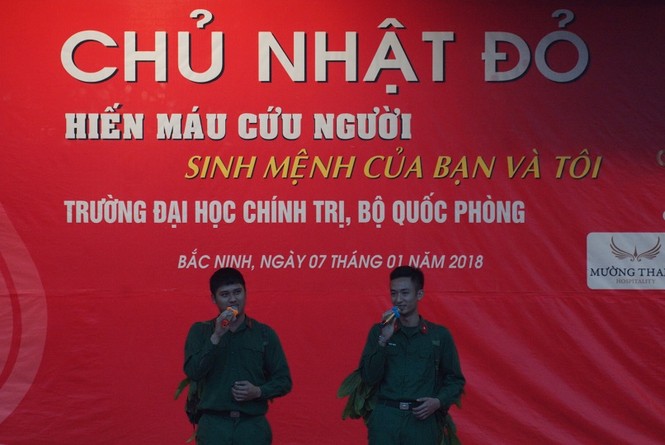 Rộn ràng Chủ nhật Đỏ ở Trường Đoàn trong Quân đội - ảnh 14