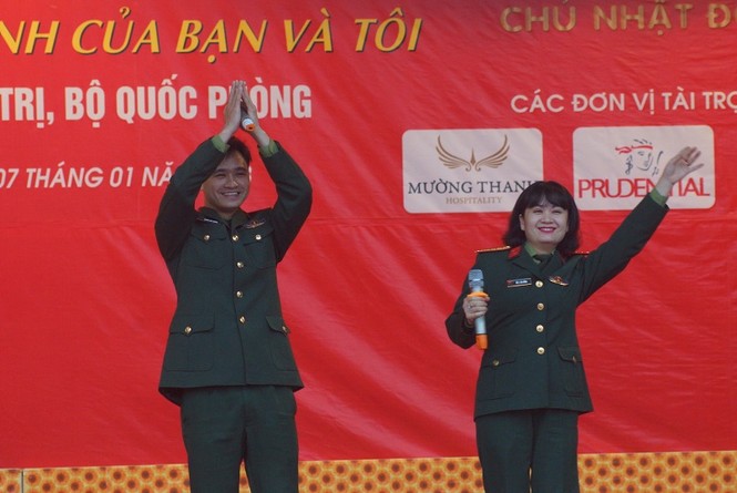 Rộn ràng Chủ nhật Đỏ ở Trường Đoàn trong Quân đội - ảnh 15