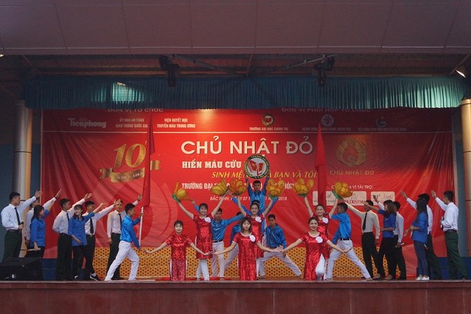 Rộn ràng Chủ nhật Đỏ ở Trường Đoàn trong Quân đội - ảnh 16