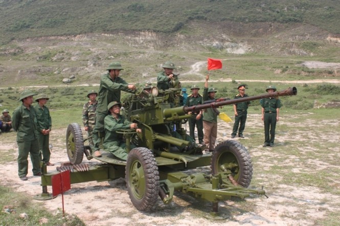 Tập huấn công tác phòng không nhân dân tại Nghệ An - ảnh 2