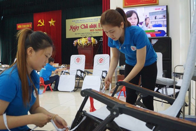 Gần 500 học viên áo lính hiến máu cứu người - ảnh 4