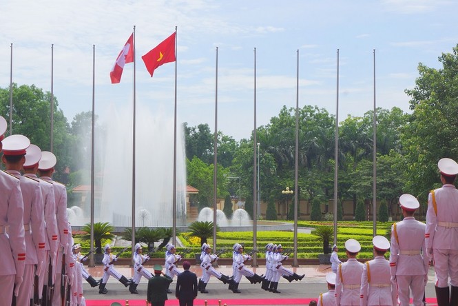 Bộ trưởng Quốc phòng Việt Nam - Canada hội đàm tại Hà Nội - ảnh 4