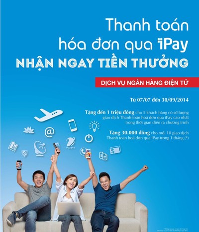 Thanh toán hoá đơn qua iPay nhận ngay tiền thưởng - ảnh 1