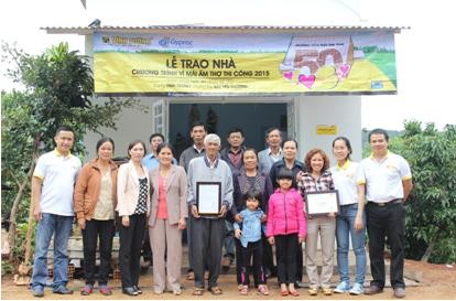 Kết quả chương trình Vì mái ấm thợ thi công 2015 - ảnh 1