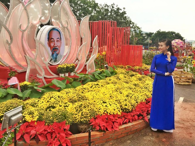 Đường hoa Thanh niên Bình Định 2016 hấp dẫn du khách - ảnh 2