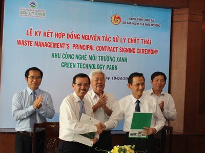 VWS và Long An ký kết hợp đồng nguyên tắc xử lý chất thải - ảnh 1