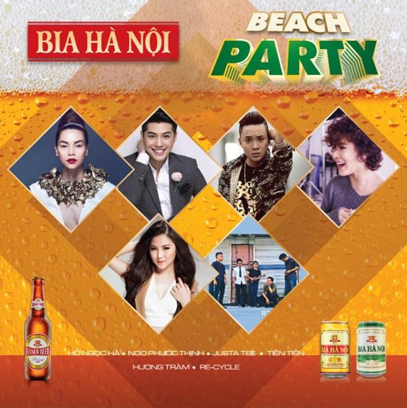 Noo Phước Thịnh tái hợp Hà Hồ trong “Bia Hà Nội Beach Party” - ảnh 1