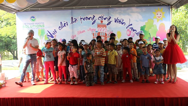 Thiếu nhi VWS “Vui chơi hè trong công viên xanh” - ảnh 1