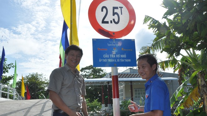 Khánh thành cầu nhân ái tại Cần Thơ - ảnh 2