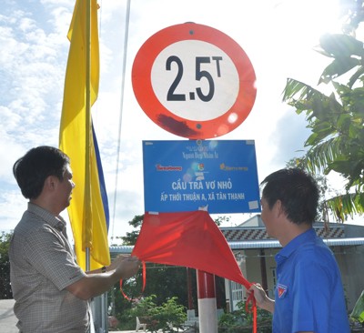 Khánh thành cầu nhân ái tại Cần Thơ - ảnh 1