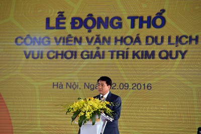 Lễ Động thổ Dự án Công viên Kim Quy tại Hà Nội - ảnh 5
