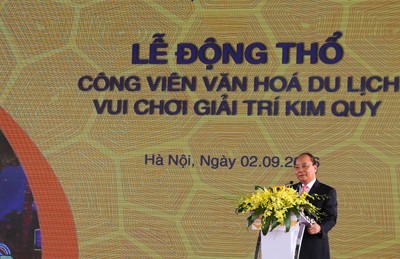 Lễ Động thổ Dự án Công viên Kim Quy tại Hà Nội - ảnh 4